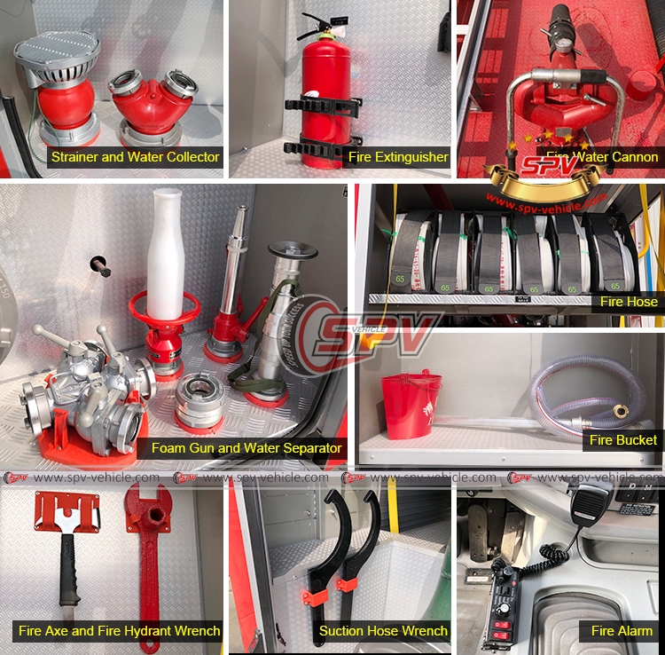 12,000 Litres Water Foam Fire Truck FOTON - Accessories 12,000 Litres Water Foam Fire Truck FOTON - Accessories